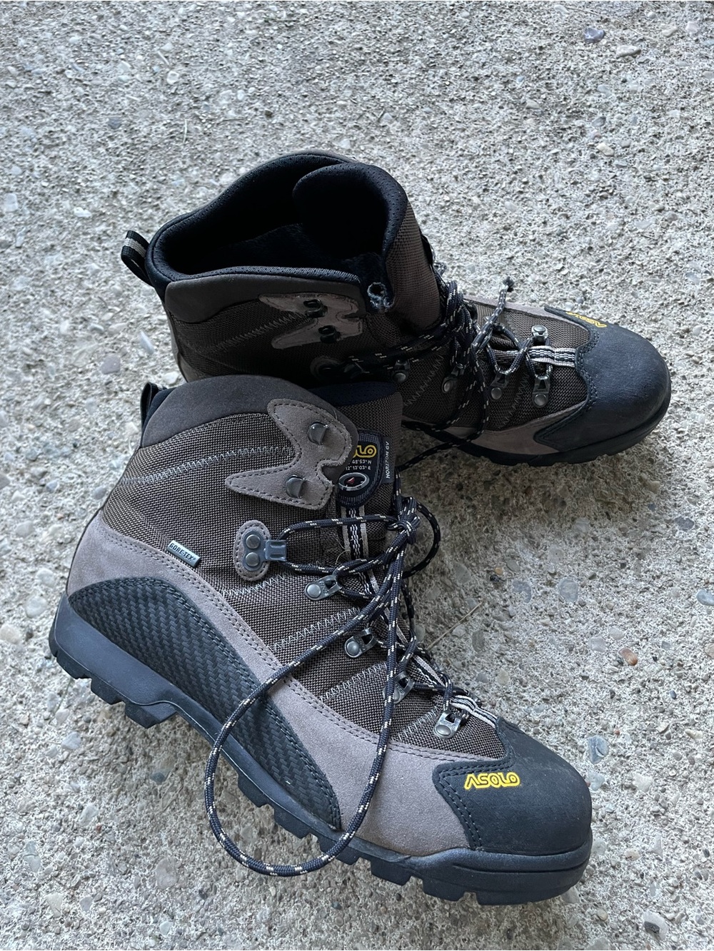 Asolo  GTX - Men's 11.5 Goretex Hiking gray / Black boots